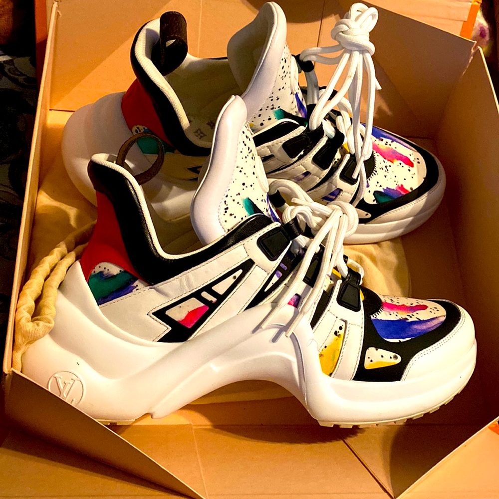 Not for sale. Louis Vuitton gym shoes, size 38 No bundle! NOT FOR SAlE!